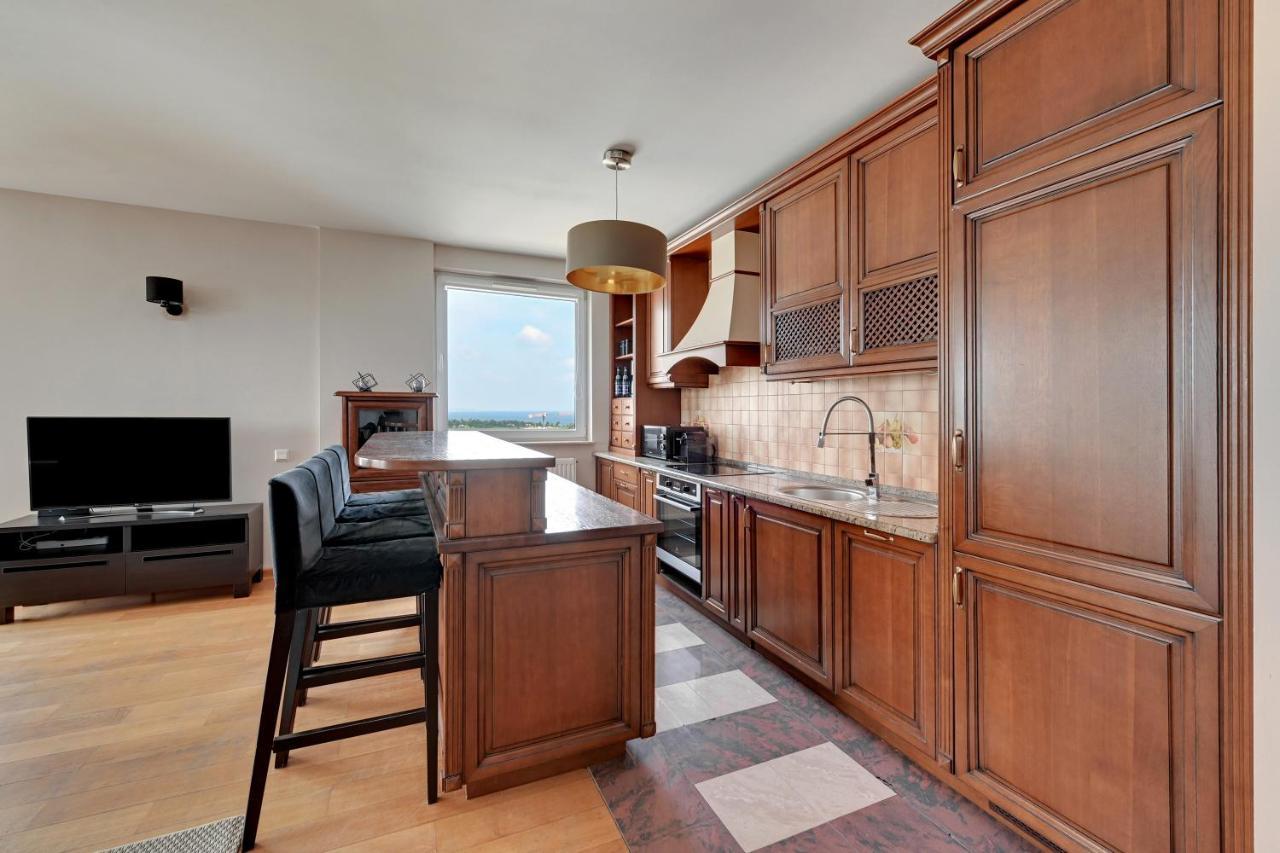 Top Floor Z Widokiem Na Morze By Downtown Apartments Γκντανσκ Εξωτερικό φωτογραφία